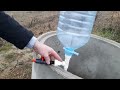 Simple idea how to make a manual water pump that works without power and without fuel.
