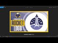 Inkscape Tutorial: Rocket Logo Design