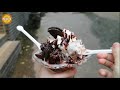 Hongdae, Seoul │ Oreo Bingsu │ Shaved Ice with Oreo Topping │ Korean Street Food