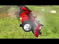 James Crashes Into a Field