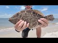 Eating Whatever I Catch.. Fishing the JETTY and BEACH! (Catch and Cook)