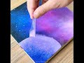 Beautiful Universe Painting | Relaxing Acrylic Painting | For Beginners