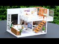 4 DIY Miniature Dollhouse Rooms
