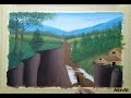 natural landscape painting//nature painting