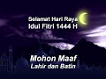 Memperingati Hari Raya Idul Fitri 1444 H (22-23 April 2023)