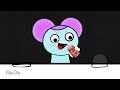 Learning with pibby vs mukbang (feat corrupted ) animation