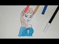 How to Draw Elsa| Easy Elsa Drawing| Step by Step Elsa Drawing| Draw Elsa from Frozen