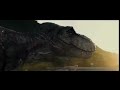 Jurassic World ending scene but Rex is a screaming chicken