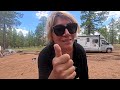 Camping In Rainstorm! Hail, Lightning, Thunder & Deep Mud = Stuck Motorhome | RV Living Fulltime