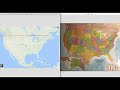 What happened to Maine? | New N. America google map WAY off