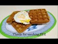 Easy waffle  Recipe || How to make  Homemade waffles for beginners