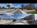 Fort Myers Beach Split Screen Before and After Hurricane Ian