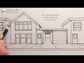 How to Draw a House using One-Point Perspective: Easy Drawing for Beginners