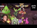 IShowSpeed Spends HUNDREDS Of Dollars Playing My Singing Monsters…