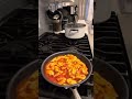 Making fresh rigatoni pasta