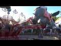 Dumbo the Flying Elephant full ride at Disneyland