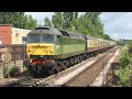 1Z55 Birmingham New St to Scarborough @ Swinton, Doncaster on 6.7.24 with GWR 7029 Clun Castle 47773
