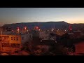 The balloons firing up in Cappadocia in the morning.