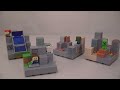 MInecraft Mini Figures Playsets Series 1 Cave Biome Collection Playsets Unboxing Puppet Steve Mattel