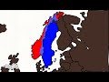 Sweden vs Norway #norway #sweden #mapping #scandinavia #flipaclip #countryballs