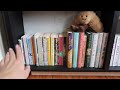 reorganizing my home library + bookshelf tour