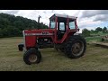 Cutting Hay - MF 1105 & Krone 2801cv - The Low Ground - 1st Cut 2024