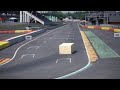 Amazon Delivery Box doing a lap in Spa-Francorchamps