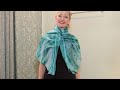 How to Tie a Shawl to Create Arm Cover