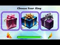 Which Gift Will You Choose? Pink, Blue, or Purple! | Three gift box challenge 🎁