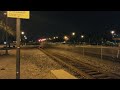 Amtrak Coast Starlight 11 passes Pacific Surfliner thru Camarillo CA going to Los Angeles 7/31/2023