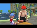 SpiderNick Become GoldHulk Vs Boss Mario And Giant Zombie Protect City - Scary Teacher 3D Hero