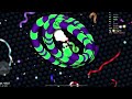 The Biggest Snake in Slither.io (Almost 100% MAP WIN)
