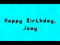 late joey birthday