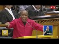 Malema leaves Parliament after heated debate
