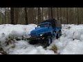 Ural 4320 (Урал 4320) winter driving - RC scale truck [Cross RC UC6] part 3