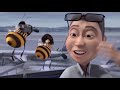 The Bee Movie at 3000% speed except when they say 