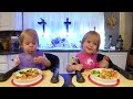 Twins try teriyaki king salmon