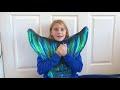 My First ATLANTIS MERMAID TAIL Unboxing and Swim in the Pool | Theekholms