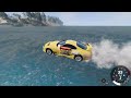 I Turned this SUPRA into a Boat to ESCAPE the Police in BeamNG Drive Mods!