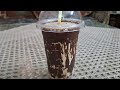 viral cracking chocolate coffee