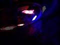 Red and blue lights on my #bike #night #fire #short