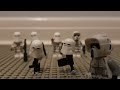 Lego Star Wars snow trooper battle stop motion