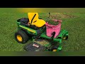 John Deere Zero Turn Z325E Lawnmower vs WET Grass