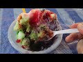 Rainbow Shaved Ice - Bangkok Street Food