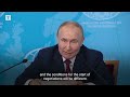 Putin offers end to Ukraine war