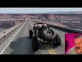 We Raced Trucks with MASSIVE TIRES on a Cliff in BeamNG Drive Mods!