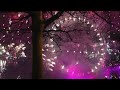 2012 New year London Eye countdown and fireworks-HD