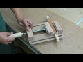 Wooden Quick Release Vise / Drill Press Vise / DIY Vise