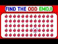 FIND THE ODD EMOJI OUT by Spotting The Difference! #62 #emoji #puzzle #emojichallenge#oddoneemojiout
