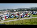 Glastonbury On Sea View From Pier Wednesday Gates Open 2024 Time-lapse